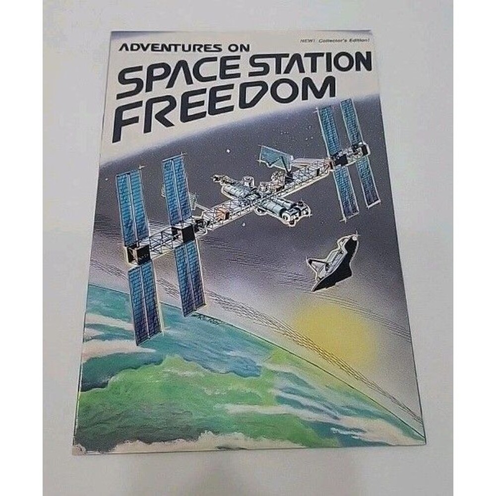 VTG Adventures On Space Station Freedom '89 TADCORPS Astronaut Comic Book